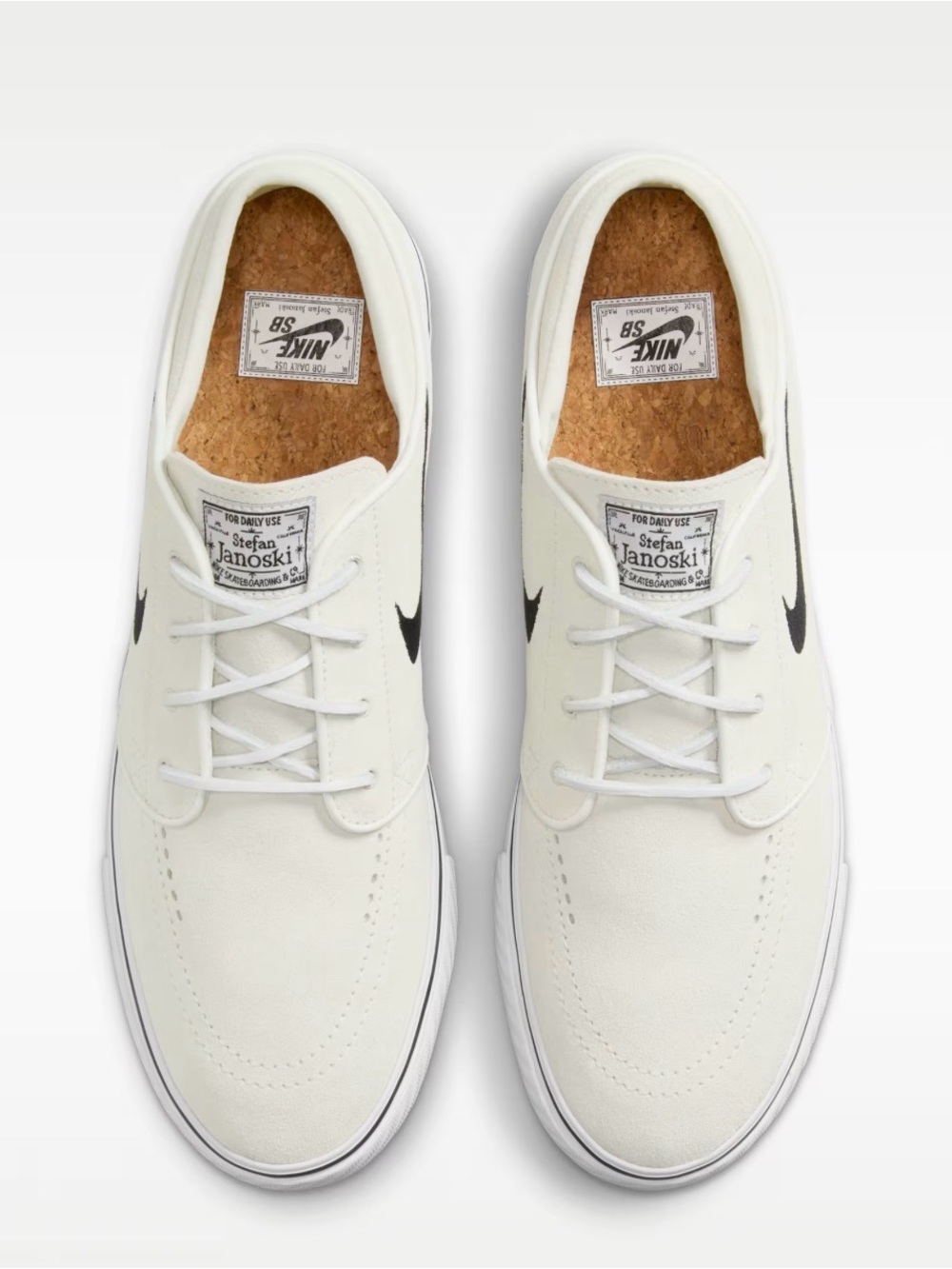 Nike SB Zoom Janoski OG+ Summit White Suede Skate Shoes Men’s 10